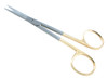 Super Cut TC Iris Scissors straight micro serrated tungsten carbide surgical scissors