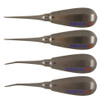 Starter Kit of 4 Luxator Elevators Straight & Curved Tip 2, 4mm  surgical123