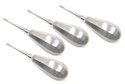 Winged dental elevator basic kit of 4 stainless steel extraction instruments