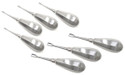 Winged dental elevators deluxe kit of 7 stainless steel extraction instruments set
