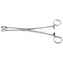 Sponge Forceps Straight Serrated Jaws  surgical123