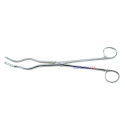 Crucible Tongue Forceps 10" Angled Jaws  surgical123