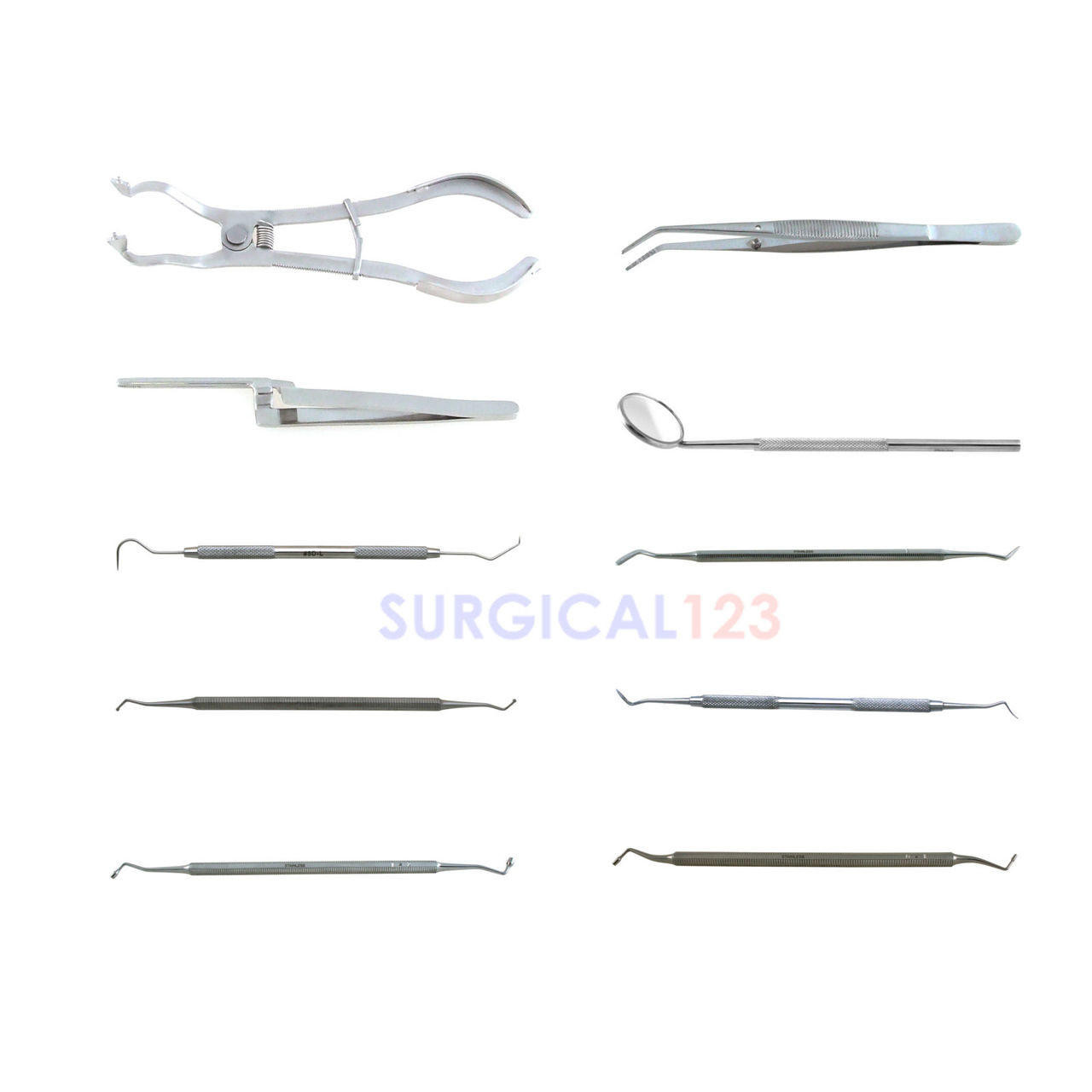 Composite Kit of 11 Dental Instruments - SURGICAL123.COM