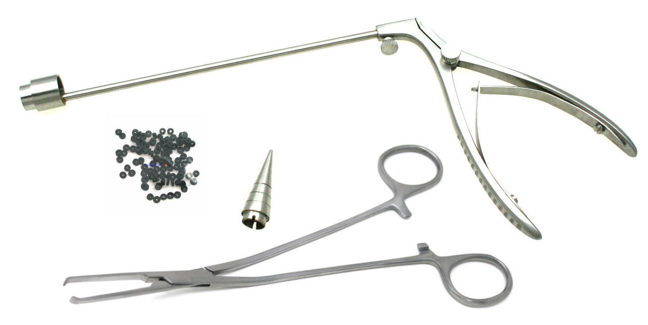 McGivney Hemorrhoid Ligator Kit with Forceps O-Rings