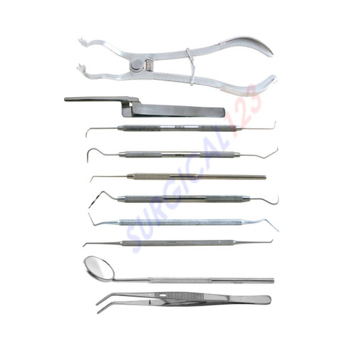 Basic Kit of 11 Endodontics Instruments  surgical123