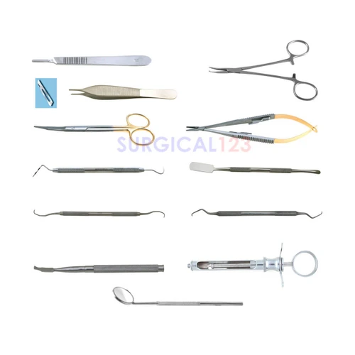Crown Kit of 124  Dental Instruments  surgical123
