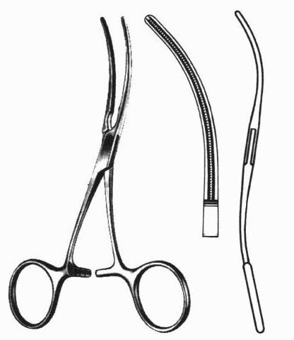 DeBakey Bulldog Clamps S-Curved 4.75"  surgical123