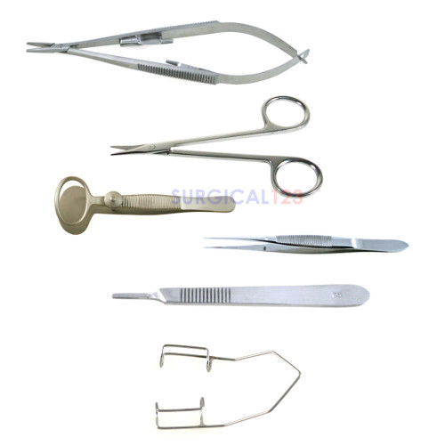 Eye Kit of 6 Veterinary Instruments  surgical123