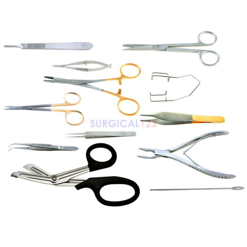 Major Kit of 12 Veterinary Instruments  surgical123