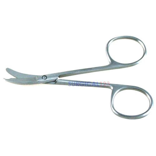 Shortbent Stitch Scissors Curved to Side surgical123