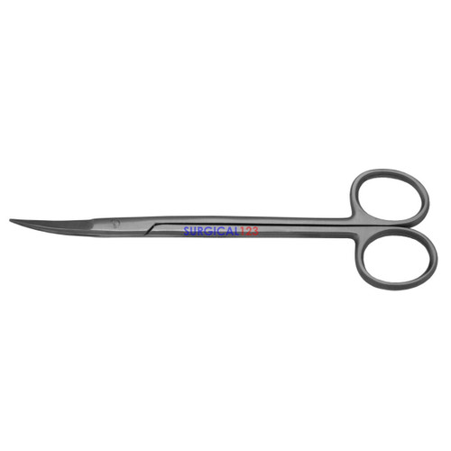 Kelly Scissors Curved Sharp Points One Blade Serrated  surgical123