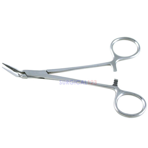 Stieglitz Splinter Forceps 45° Angled Serrated Jaws  surgical123