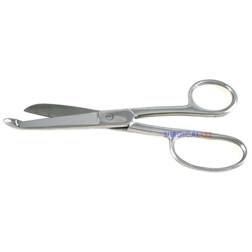 Tape Shears Straight Blades with Safety Probe Tip  surgical123