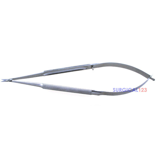 Micro Surgery Scissors Straight Blades Round Handle  surgical123