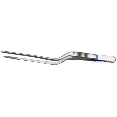 Adson Bayonet Dressing Forceps Serrated Tips  surgical123
