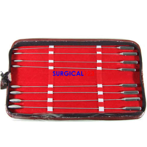 Bakes Common Duct Dilators Straight Malleable Shaft  surgical123
