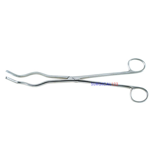 Crucible Tongue Forceps 15" Angled Jaws  surgical123