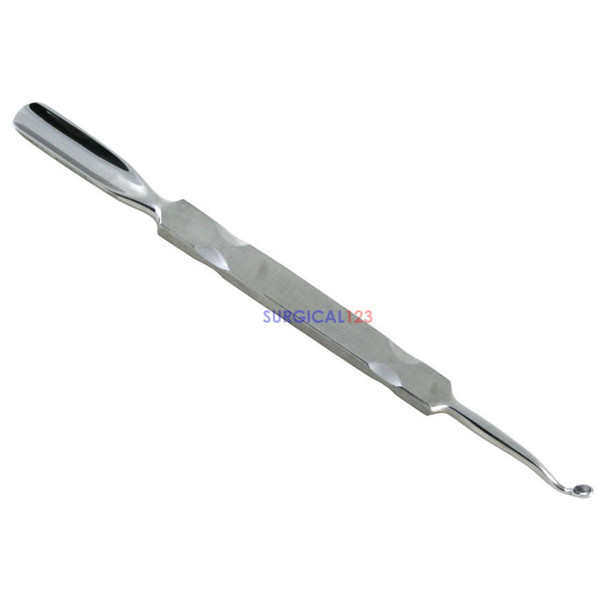 Combo Spoon Pusher 9 and Nail Scoop Flat Handle  surgical123