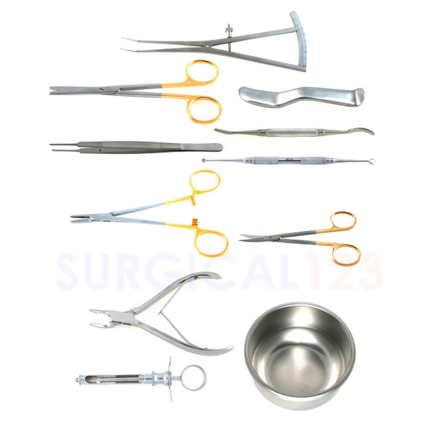 Kit of 11 Dental Instruments  surgical123