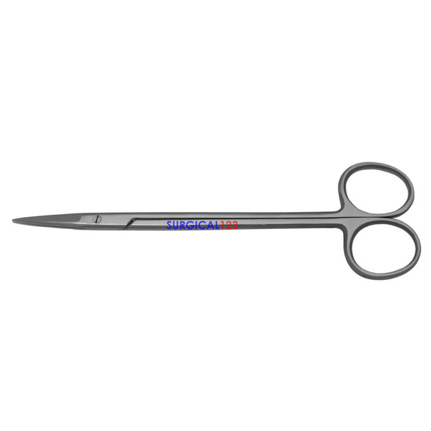 Kelly Scissors Straight Sharp Points One Blade Serrated  surgical123