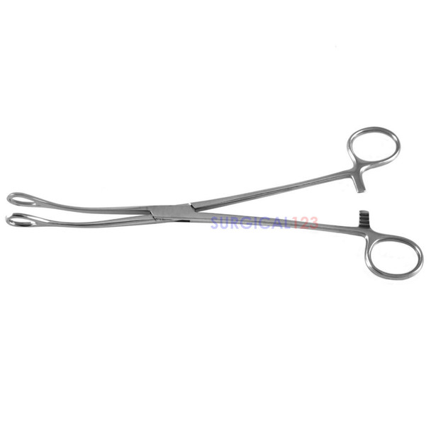 Sponge Forceps Curved Smooth Jaws  surgical123