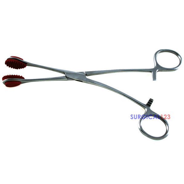 DDP Young Tongue Forceps – 4 Pieces, Locking, With Removable Corrugated Rubber Tips, General Surgery - View #4