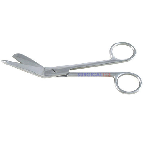 12 Pack DDP Lister Bandage Scissors 3.5" - Curved Blade Surgical Dental Utility Scissors