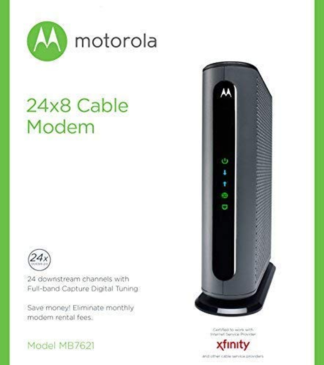 Downloads 228,228 Mbps Maximum MOTOROLA 228x28 Cable Modem Renewed