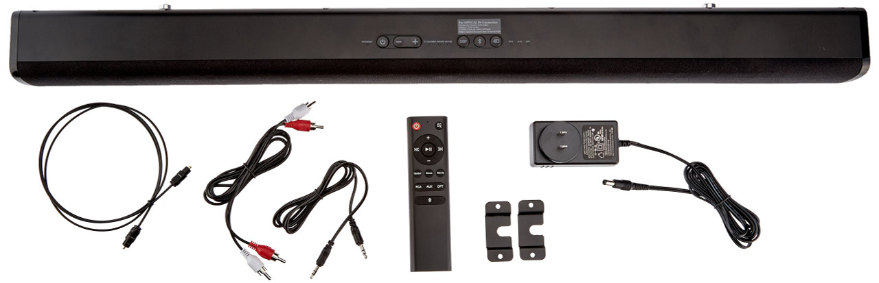 amazonbasics 2.0 channel bluetooth sound bar