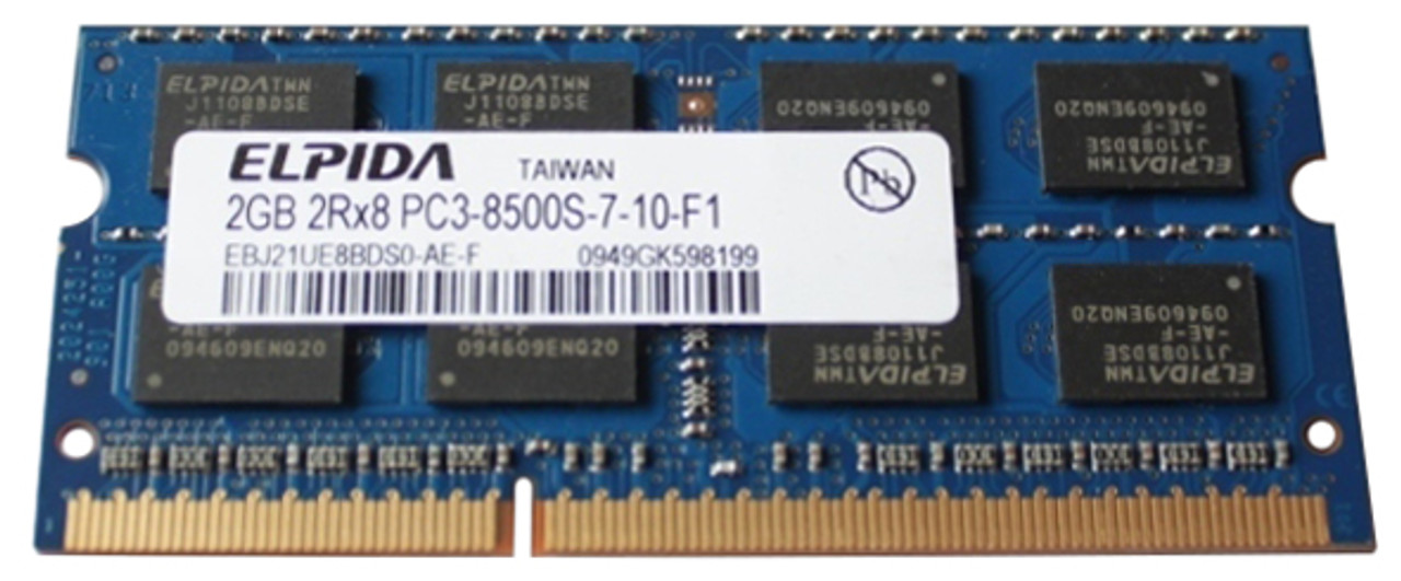 Elpida 2gb 2rx8 Pc3 8500s 7 10 F1 Sodimm Ram System Pull Dealscoop Great Prices On Refurbished Electronics And Office Furniture Elpida 2gb 2rx8 Pc3 8500s 7 10 F1 Sodimm Ram System Pull Dealscoop Great Prices On Refurbished Electronics And Office Furniture