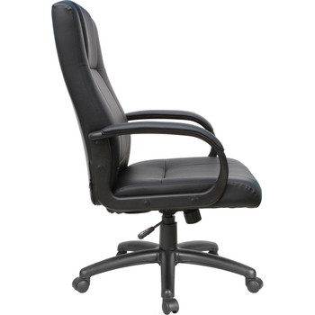 Black Vinyl High-Back Executive Office Chair Black Vinyl High-Back Executive Office Chair