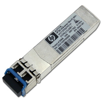 HP AJ717A 8GB LONG WAVE 10KM B-SERIES FIBRE CHANNEL 1 PACK SFP TRANSCEIVER (Renewed) HP AJ717A 8GB LONG WAVE 10KM B-SERIES FIBRE CHANNEL 1 PACK SFP TRANSCEIVER (Renewed)