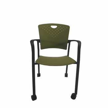 Eurotech STAQ Series Green Stacking Side Chair (4-Pack) Eurotech STAQ Series Green Stacking Side Chair (4-Pack)