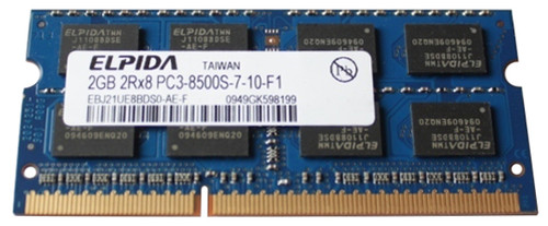 Elpida 2gb 2rx8 Pc3 8500s 7 10 F1 Sodimm Ram System Pull Dealscoop Great Prices On Refurbished Electronics And Office Furniture Elpida 2gb 2rx8 Pc3 8500s 7 10 F1 Sodimm Ram System Pull Dealscoop Great Prices On Refurbished Electronics And Office Furniture