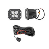 Flush Mount CUBE Pkg. (Two 40 Watt XML-CUBEs and Wire Harness)