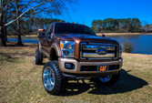 F250/350 Double 30" Single Row LED Light Bar Package