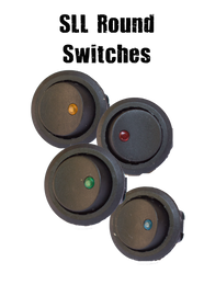 LED Backlit Round Switch