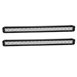 30" Single Row LED light bar with XM-L 10 Watt USA Cree LEDs
180 Watts - 18,000 Lumens
Package includes 2 light bars, wire harness, and mounting brackets 30" Single Row LED light bar with XM-L 10 Watt USA Cree LEDs
180 Watts - 18,000 Lumens
Package includes 2 light bars, wire harness, and mounting brackets