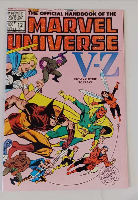 Official Handbook of the Marvel Universe 12