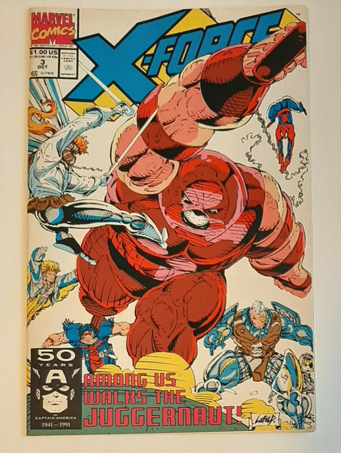 X Force 3: Battlecry, Marvel Comics (Oct 1991)