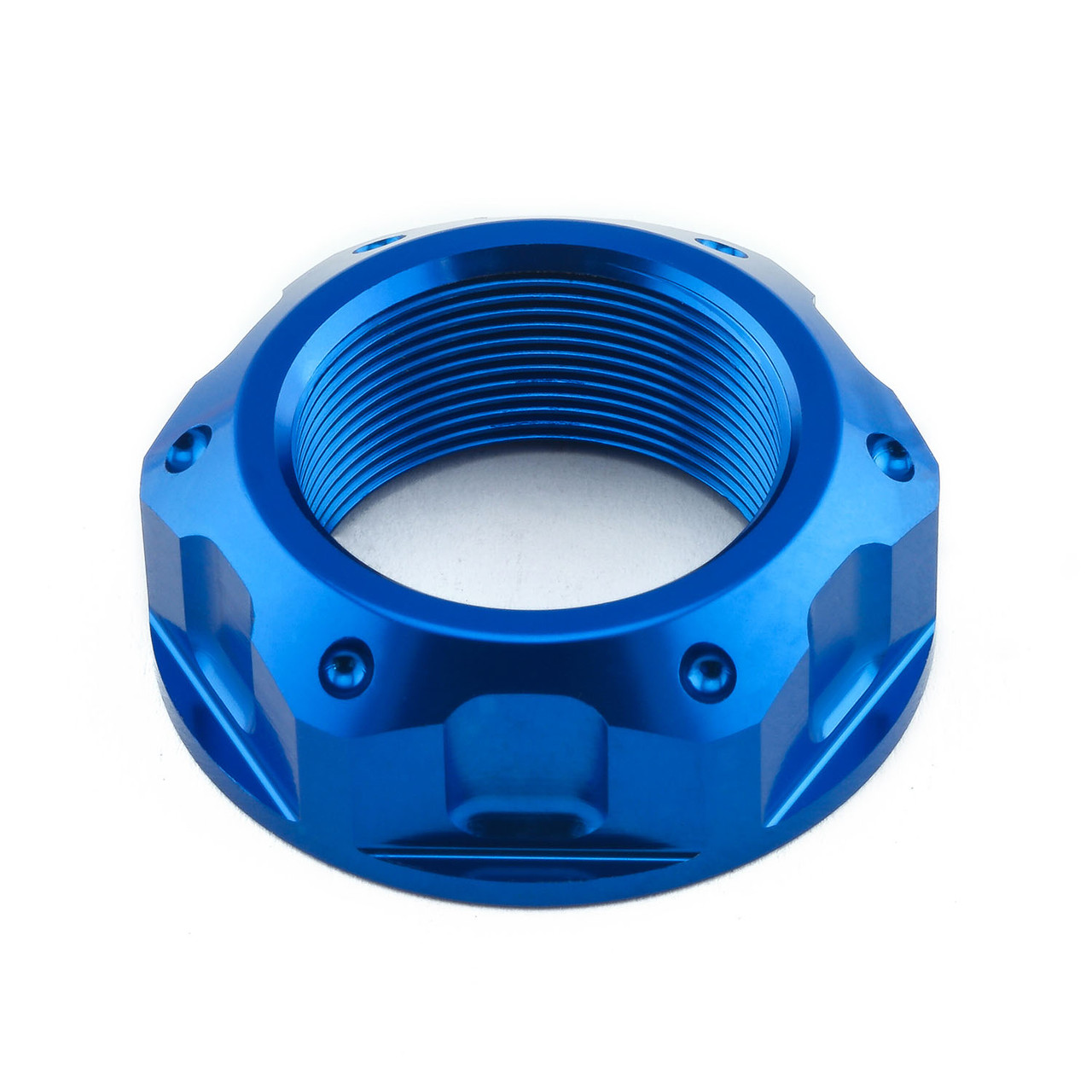 Aluminium Flanged Top Yoke Nut M25x(1.00mm) (Open) | Pro-Bolt