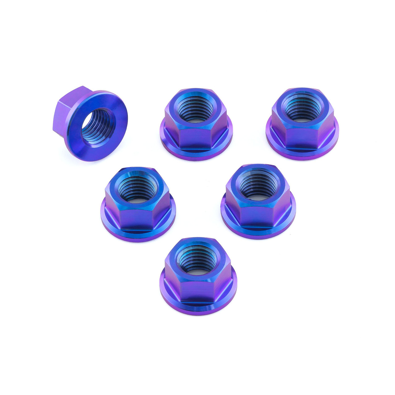 NUTS OUTDOOR BRIESTAブリエスタspark gold Titanium Sprocket Nuts M10x(1.25mm) Pack x6 | Pro-Bolt