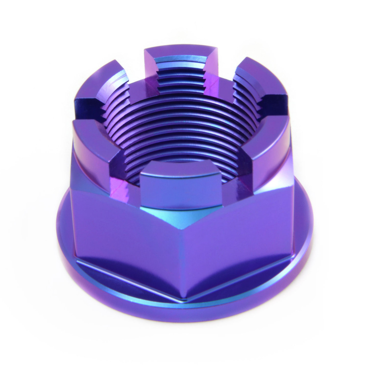 ダイヤのA Titanium Flanged Axle Nut M24x(1.50mm) Castellated Rear Wheel