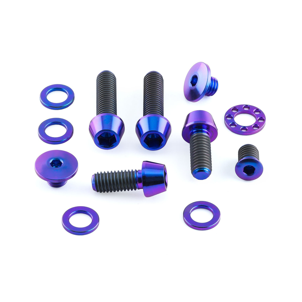 Titanium Shimano I-Spec EV Lever Shifter Kit Pro-Bolt Cycle1