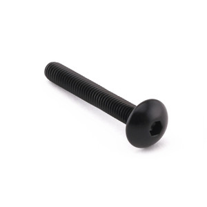 Επικεφαλής μπουλόνι M5x τενών αργιλίου (0.80mm)x35mm μαύρο Επικεφαλής μπουλόνι M5x τενών αργιλίου (0.80mm)x35mm μαύρο