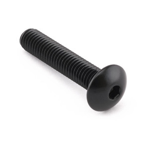Επικεφαλής μπουλόνι M8x τενών αργιλίου (1.25mm)x40mm μαύρο Επικεφαλής μπουλόνι M8x τενών αργιλίου (1.25mm)x40mm μαύρο