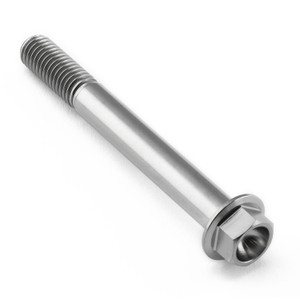 Titanium Flanged Hex Head Bolt M8x(1.25mm)x70mm Titanium Flanged Hex Head Bolt M8x(1.25mm)x70mm