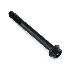 Aluminium Flanged Hex Head Bolt M6x(1.00mm)x60mm Race Spec Etched Black