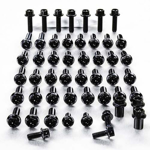 Κιτ κινητήρα αλουμινίου Ducati Panigale 1199 προδιαγραφή αγώνα χαραγμένο μαύρο