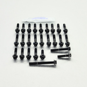 Κιτ κινητήρα αλουμινίου Honda CBR600 Προδιαγραφή αγώνα FS1-FS2 χαραγμένη μαύρη